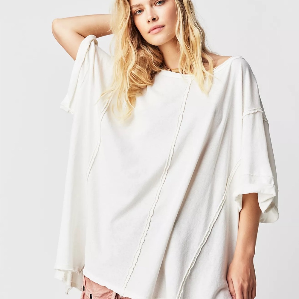 Free People Care FP Say La Vie Tee